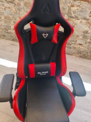 Silla Gamer Alpha Gamer Negra/Roja