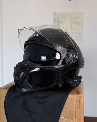 Casco Moto SEVS Modular Bluetooth - M