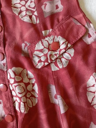 Vestido estampado floral talla L