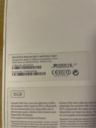 iPad mini Apple Negro