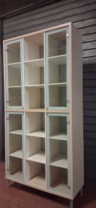 Libreria Vetrine Ikea Magiker Beige
