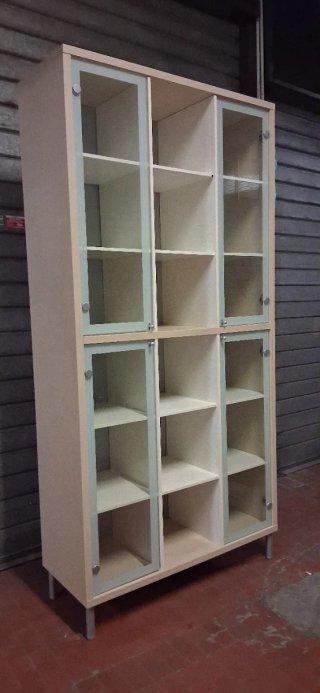 Libreria Vetrine Ikea Magiker Beige