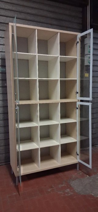 Libreria Vetrine Ikea Magiker Beige