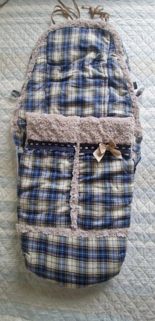 Saco para silla de bebé con forro polar