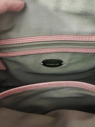 Bolso Bimba y Lola rosa perforado