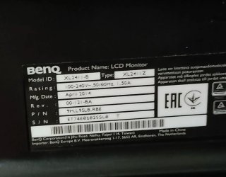 Monitor BENQ XL2411-B NVIDIA 3D. Para GAMERS