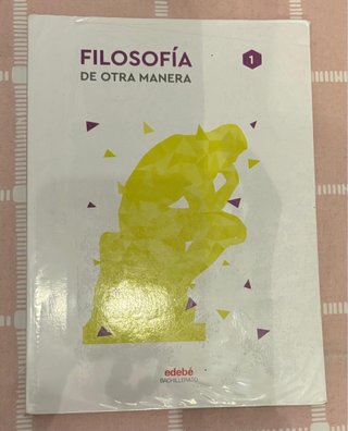 Filosofía 1, primer curso de bachillerato