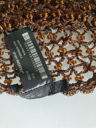 Gorro crochet Zara con abalorios