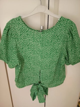 Blusa verde estampada Inside T.M