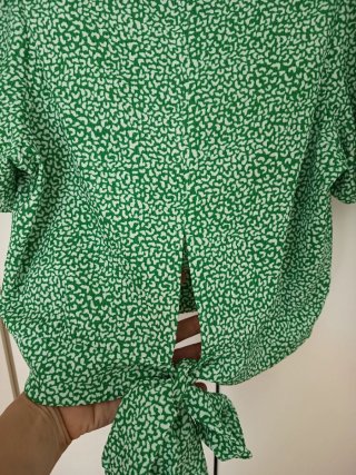 Blusa verde estampada Inside T.M