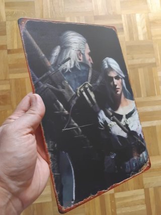 Cuadro The Witcher Geralt Y Ciri