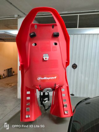Silla de niño para bicicleta de adulto