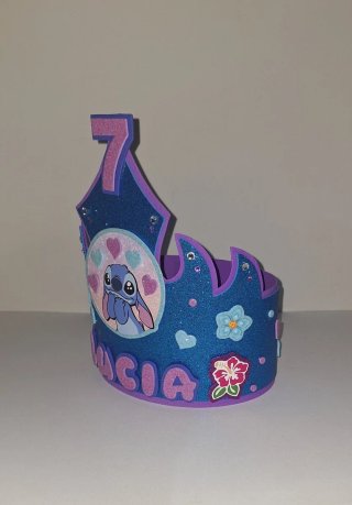 Corona de cumpleaños,Stitch.