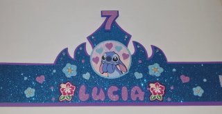 Corona de cumpleaños,Stitch.
