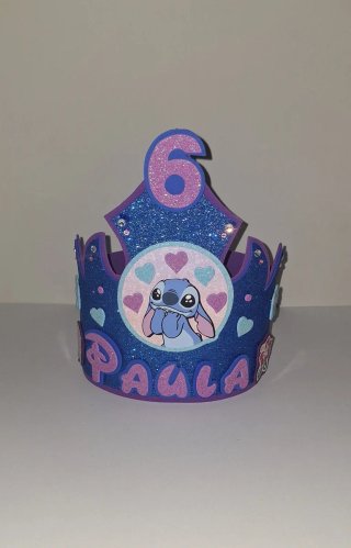 Corona de cumpleaños,Stitch.