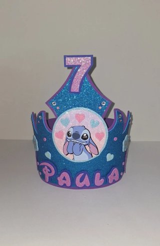 Corona de cumpleaños,Stitch.