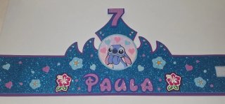 Corona de cumpleaños,Stitch.