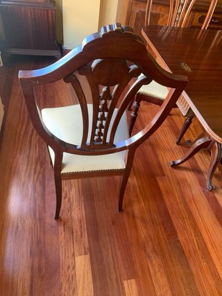 Lote 6 Sillas Madera