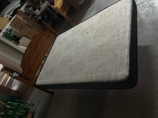 Cama Matrimonio 135x190 Metal y Madera