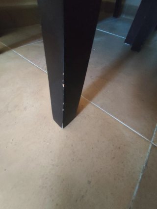 Mesa extensible Ikea + 4 sillas polipiel con funda