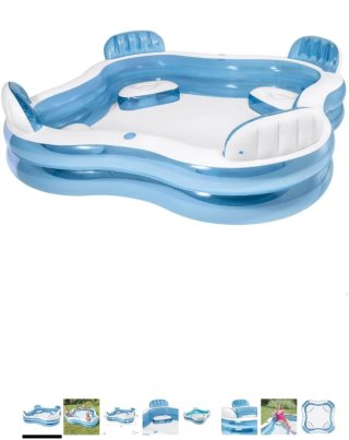 Piscina Intex Wet Set Collection 4 asientos