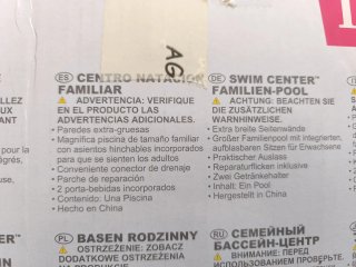 Piscina Intex Wet Set Collection 4 asientos