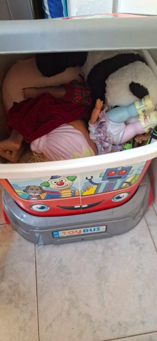 Caja Organizadora Infantil Toy Bus