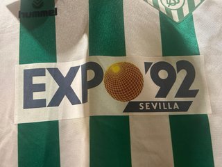 Camiseta retro original del Real Betis Balompié