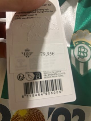 Camiseta retro original del Real Betis Balompié