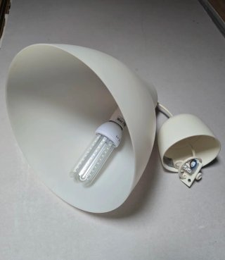 Lámpara colgante blanca