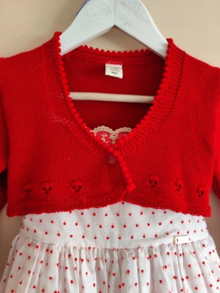 Vestido vuelo La Amapola T.5 años Incluye chaqueta
