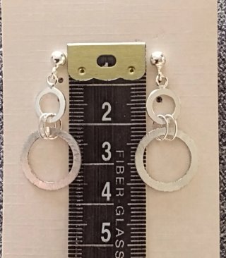 Pendientes de plata con aros