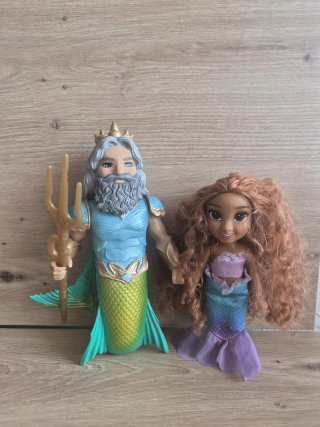 Figuras Tritón y Sirenita