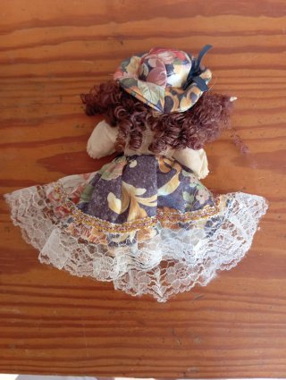 Muñeca de porcelana para colecciónistas, vintage