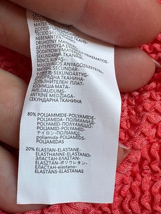 Costume da bagno Calzedonia rosso taglia S