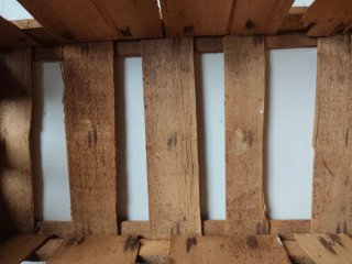 Caja de madera antigua