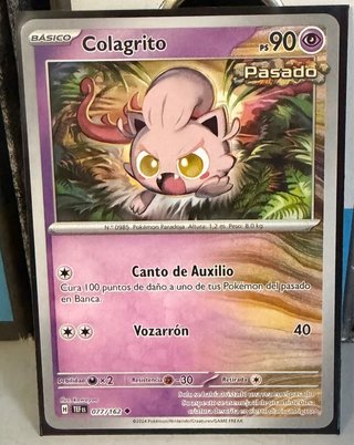 Carta Pokémon Colagrito Reverse Holo (Español)