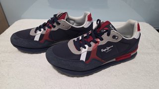Scarpe Pepe Jeans Uomo Blu/Rosse