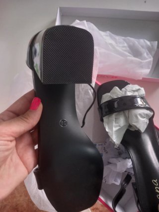 Sandalias Dana Mujer Tacón Negro