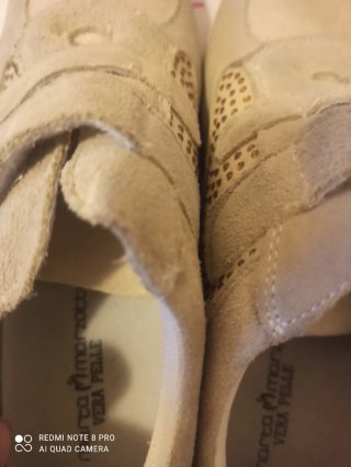Scarpe comode beige oro taglia 40