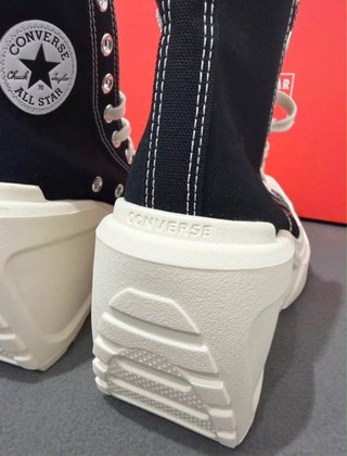 Converse Plataforma Negras Talla 36,5
