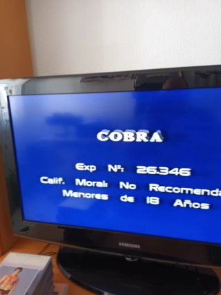 Película VHS Cobra (Acción/Aventura)