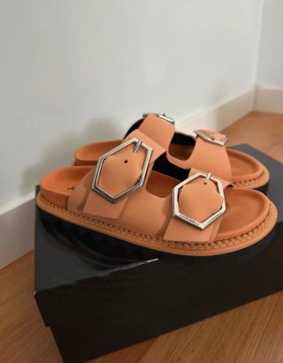 Sandalias Just Cavalli Beige Hebillas Ajustables