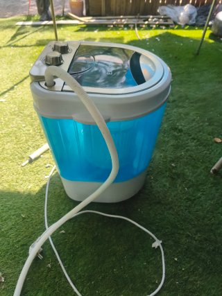 Mini lavadora camping Easymaxx