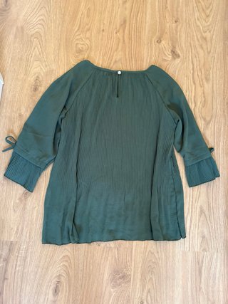 Camiseta verde militar mujer