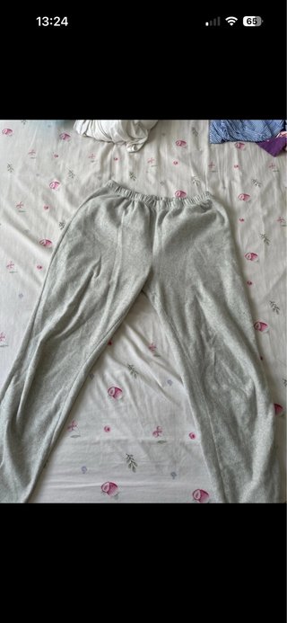 Pantalón de pijama gris