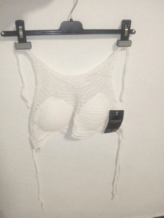Top mujer  blanco talla M