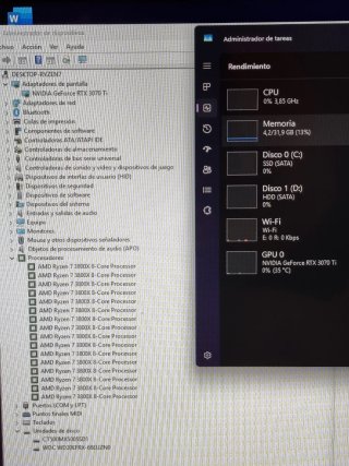 PC Super Gamer Ryzen 7 RTX3070Ti 32GB