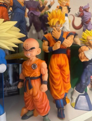 Figuras Goku y Krilin Dragon Ball Z