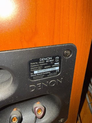 Denon RCD-M37DAB Equipo Hi-Fi Plata con altavoces